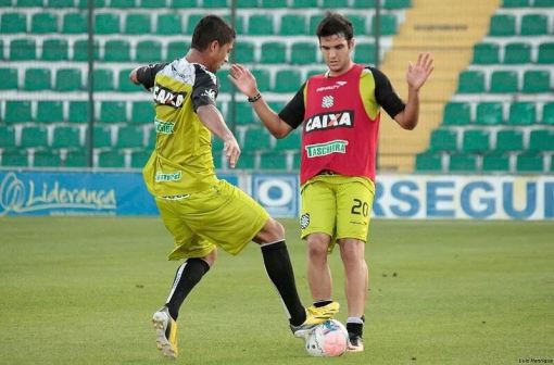 Lucas treinando do Figueirense